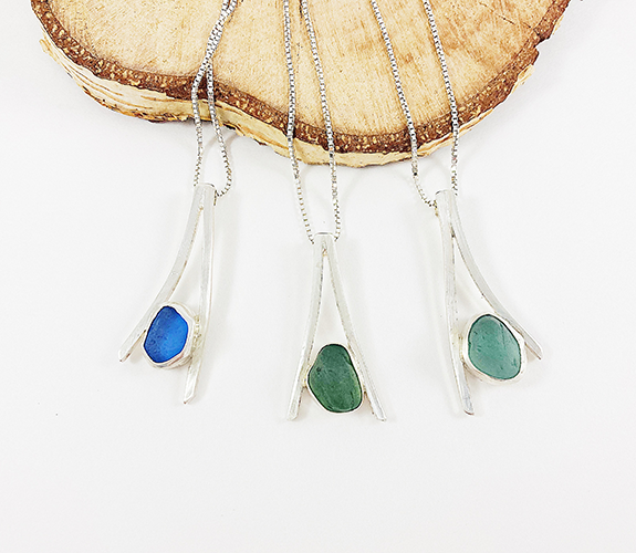 "Washington Sea Glass" necklace - Andi Clarke